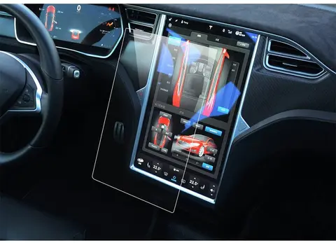 Tesla Model 3 Y S X Center Screen Protector Center Control Touchscreen Car Navigation Tempered Glass Film 15'' Touch Screen