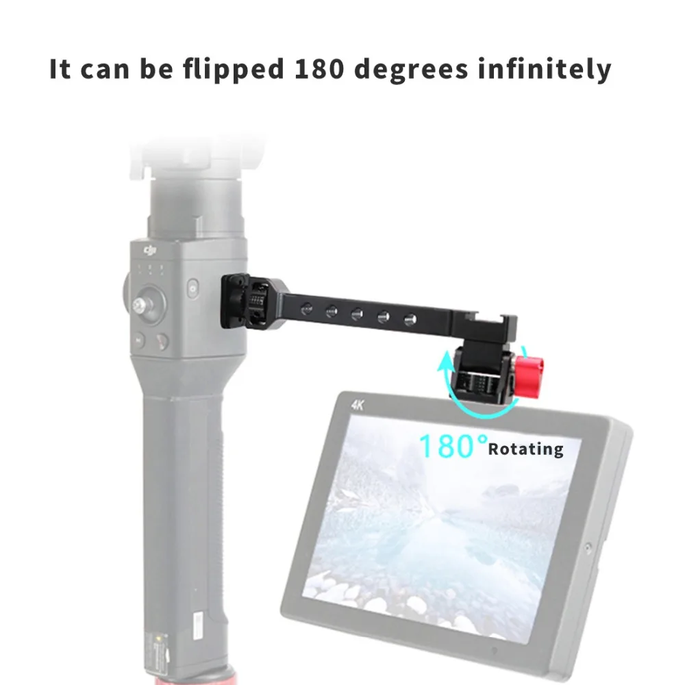 Gimbal Monitor Display Halterung für DJI Ronin S SC Zhiyun WEEBILL Handheld Stabilisator Video Licht Mikrofon ColdShoe Schraube – Detail 7