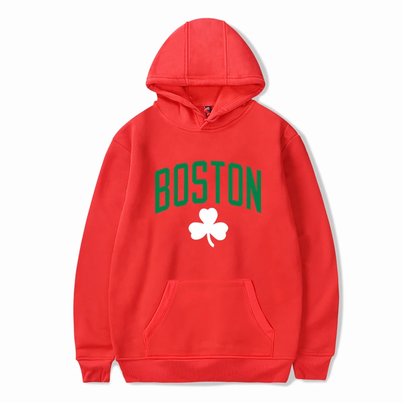 Новинка модная баскетбольная Толстовка Boston толстовка Lover Clover для мужчин/wo мужчин