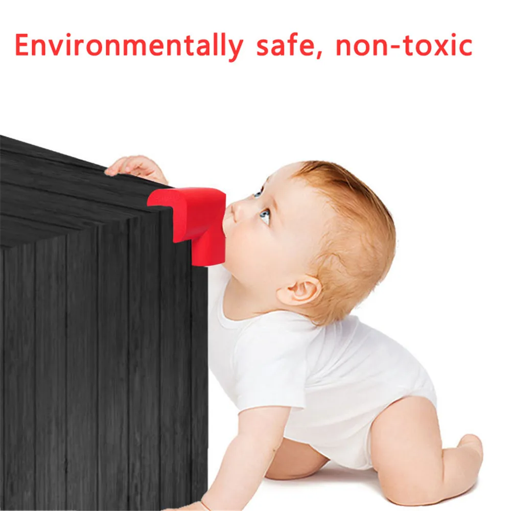 4pcs Kid Safety Table Corner Protector 17 Colors Anticollision Angle Strip Child Safety Desktop