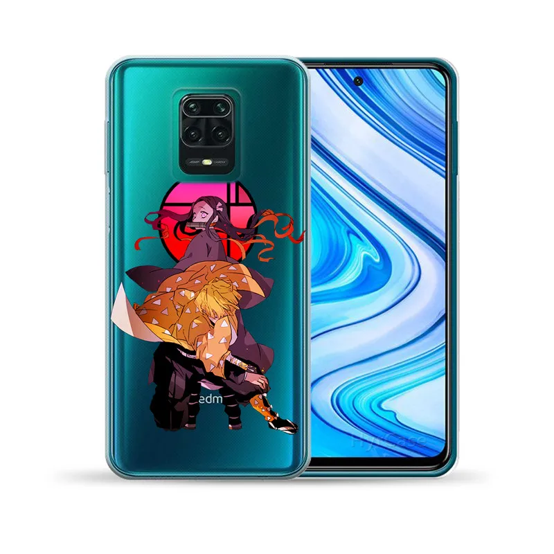 Demon Slayer Phone Case For Xiaomi Mi 10T Note 10 Lite Ultra Poco X3 NFC Redmi Note 9S 7 8 9 Note9 Pro 8T 9C Soft Silicone Cover xiaomi leather case case Cases For Xiaomi