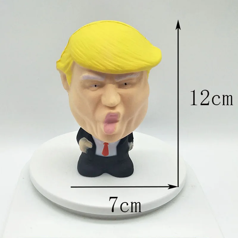 1 шт. креативные забавные Дональд Трамп Экструзионная форма восстановления сжимаемые игрушки Мягкая Мода PU медленная отскакивающая игрушка декомпрессионные игрушки