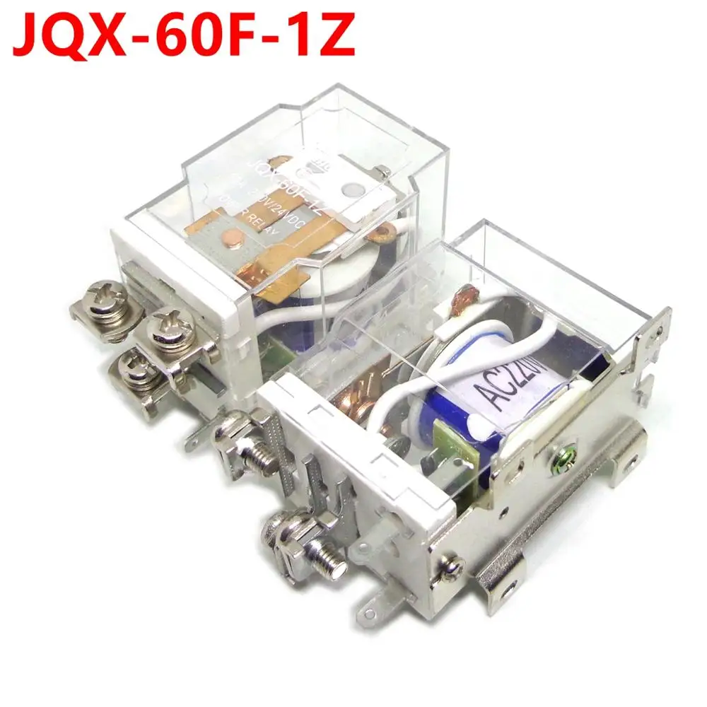

High power relay JQX-60F-1Z 24VDC 220AC 12VDC 60A Brand new and original