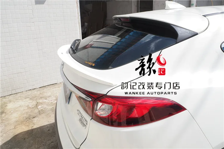 Подходит для Mazda CX4 модифицированный CX-4, чтобы изменить однодизайнерские плавники в спойлер из углеволокна крыло гриль