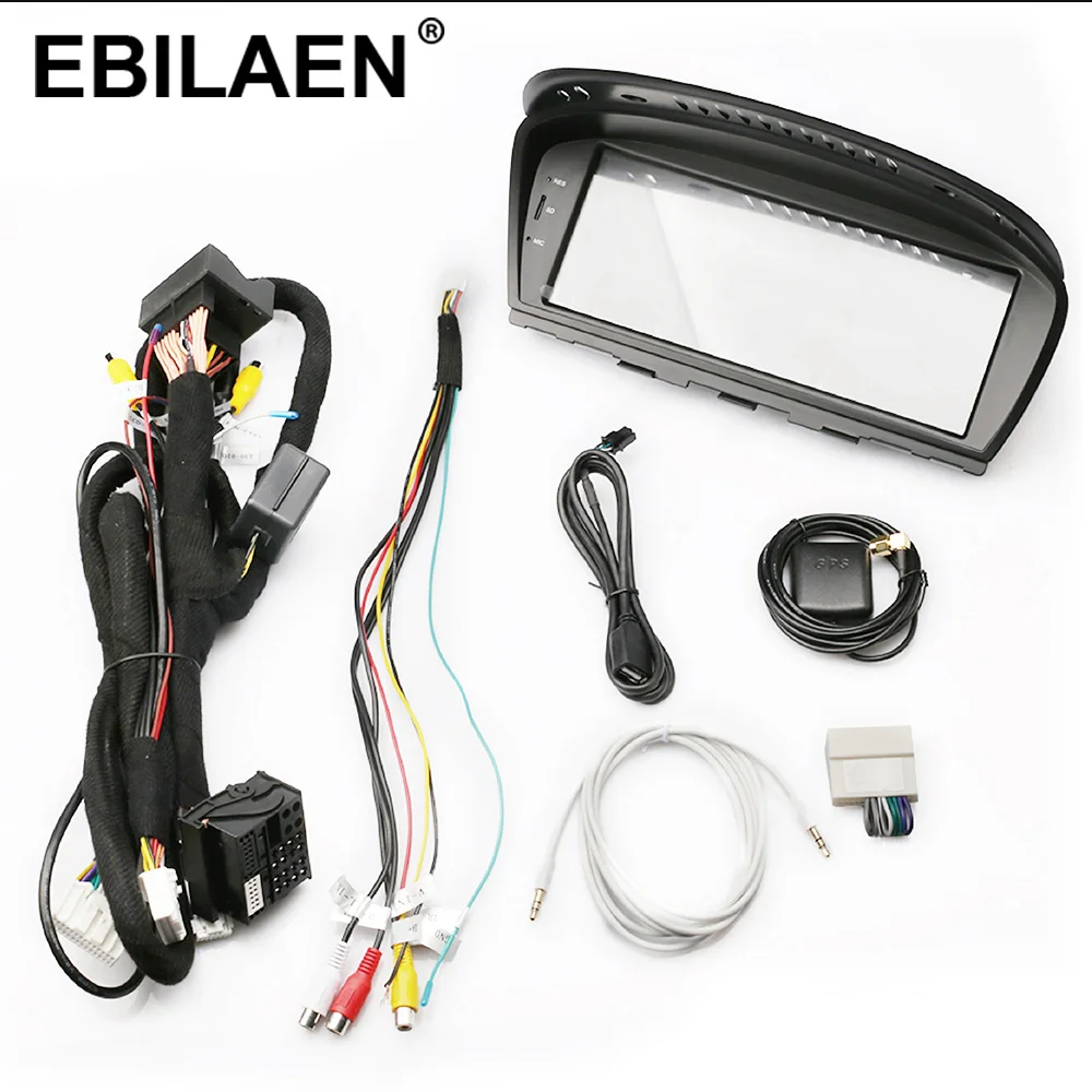 Perfect EBILAEN Android 9.0 Car DVD GPS Player for BMW 5 series E60 E61 E62 E63 3 series E90 E91 CCC/CIC Navigation AutoRadio Multimedia 4