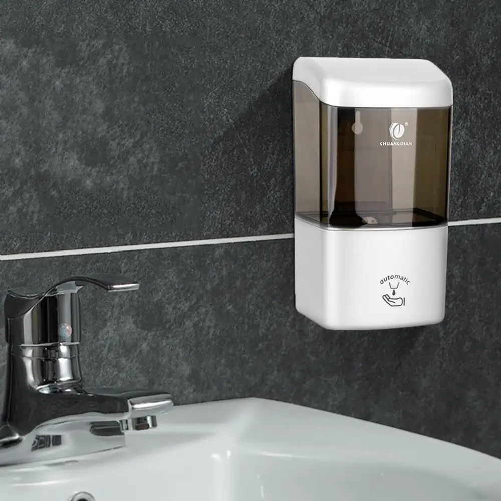 

Smart Sensor Automatic Foam Soap Dispenser Hand Free Touchless Sanitizer Bathroom Dispenser Wall Mount Soap Dispenser 600ML