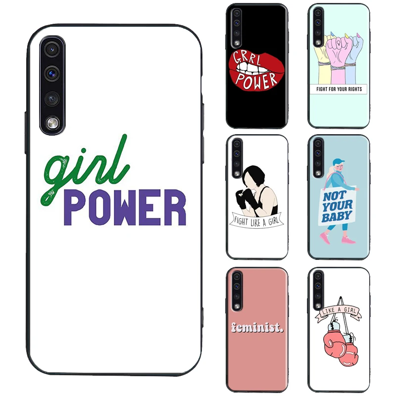 Girl power и женских чехол для Samsung Галактики A50 A70 A51 A71 A11 A20e A21S A40 A10 A30S A01 A7 A31 M11 M21