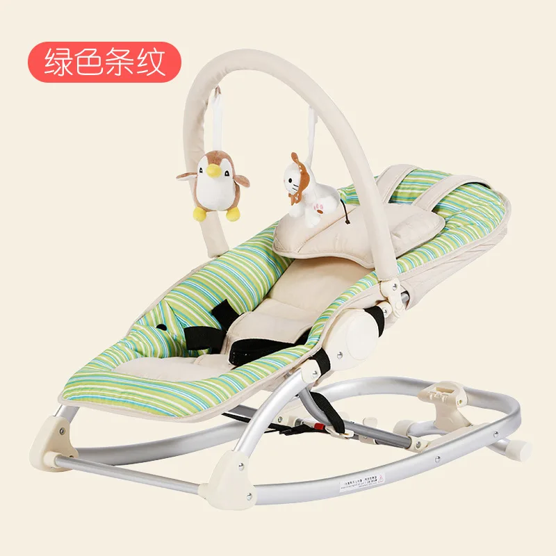 Baby rocking chair baby cradle bed comfort recliner baby swing sleeping