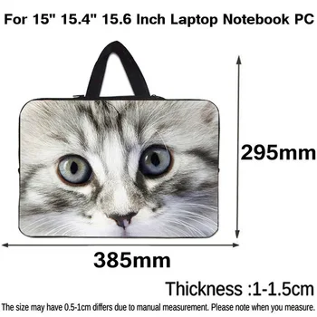Funda de portátil con estampado de gato para portátil, Funda para Notebook, 15/15,6/15,4 pulgadas, bolso de mano, 15,5 Vogue, 2020