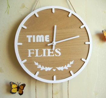 

Nordic Simple Wall Clocks Modern Design Living Room Bedroom Restaurant Clock Creative Garden Home Wall Decoration Clock AA60WC