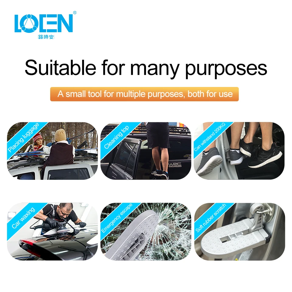 LOEN новинка 2019 универсальные аксессуары для салона автомобиля крючок двери