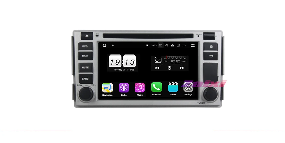 Top ZaiXi android car dvd gps multimedia player For Hyundai Santa Fe 2006~2012 car dvd navigation radio video audio player Navi Map 1