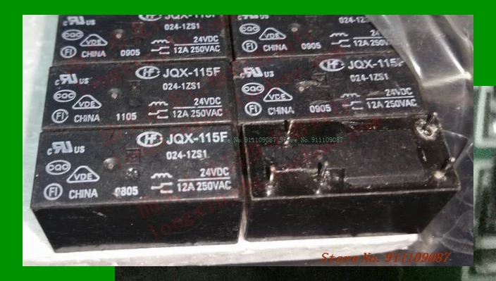 JQX-115F-H 024-1ZS1A(555)/1ZS1B(610)/1ZS1 115F-1C-5P-24V старая | Электронные компоненты и принадлежности