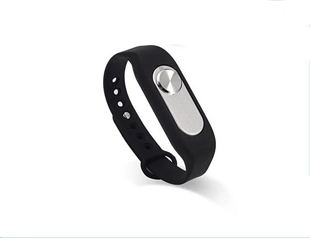 Black Honor Product-браслетный диктофон, поддержка функции воспроизведения OTG и MP3 - Цвет: Black