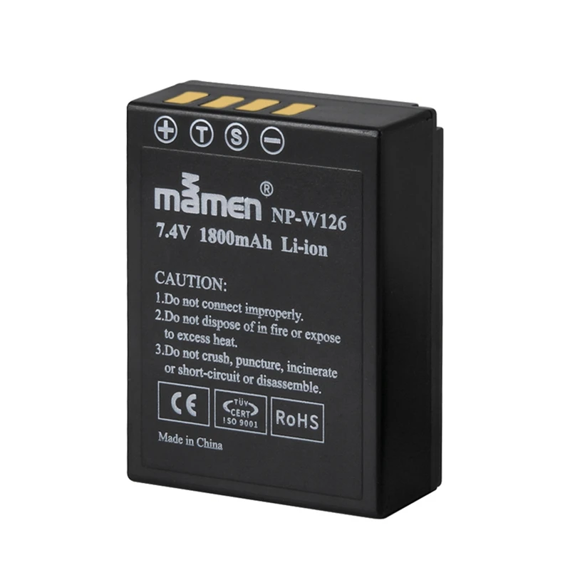 

Mamen NP W126 NP-W126 NP-W126S NP W126 NP W126S Digital Battery for FUJI Fujifilm E1 E2 E2S 100F M1 A1 A2 A3 A10 T1 T2 T10 T20