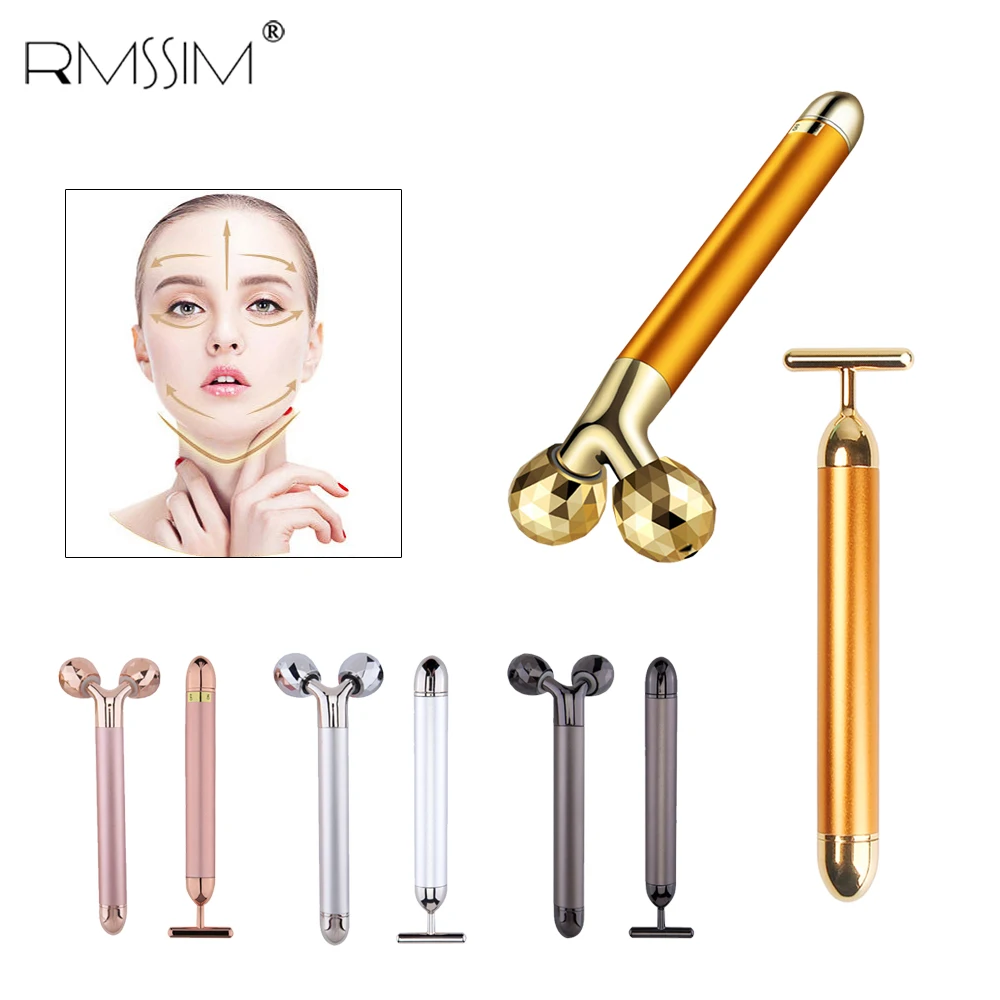 Electric Vibration Facial Slim Chin Lifting Tool Rose Quartz Jade Roller Stone Wrinkle Remove Facial Hands Neck Massage Roller 250ml lanrui cpu nand glue remove clean liquid for mobile phone motherboard glue clleaning repair tool need soak 30 minutes