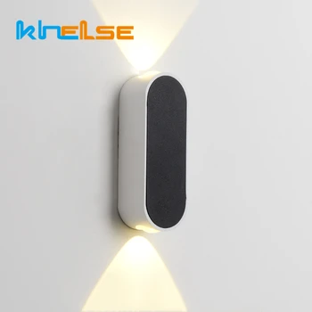 

Nordic Outdoor LED Dual-head Wall Light 6W Waterproof bedroom Bathroom Wandlamp Balcony Study corridor Decoration Wall Lighting