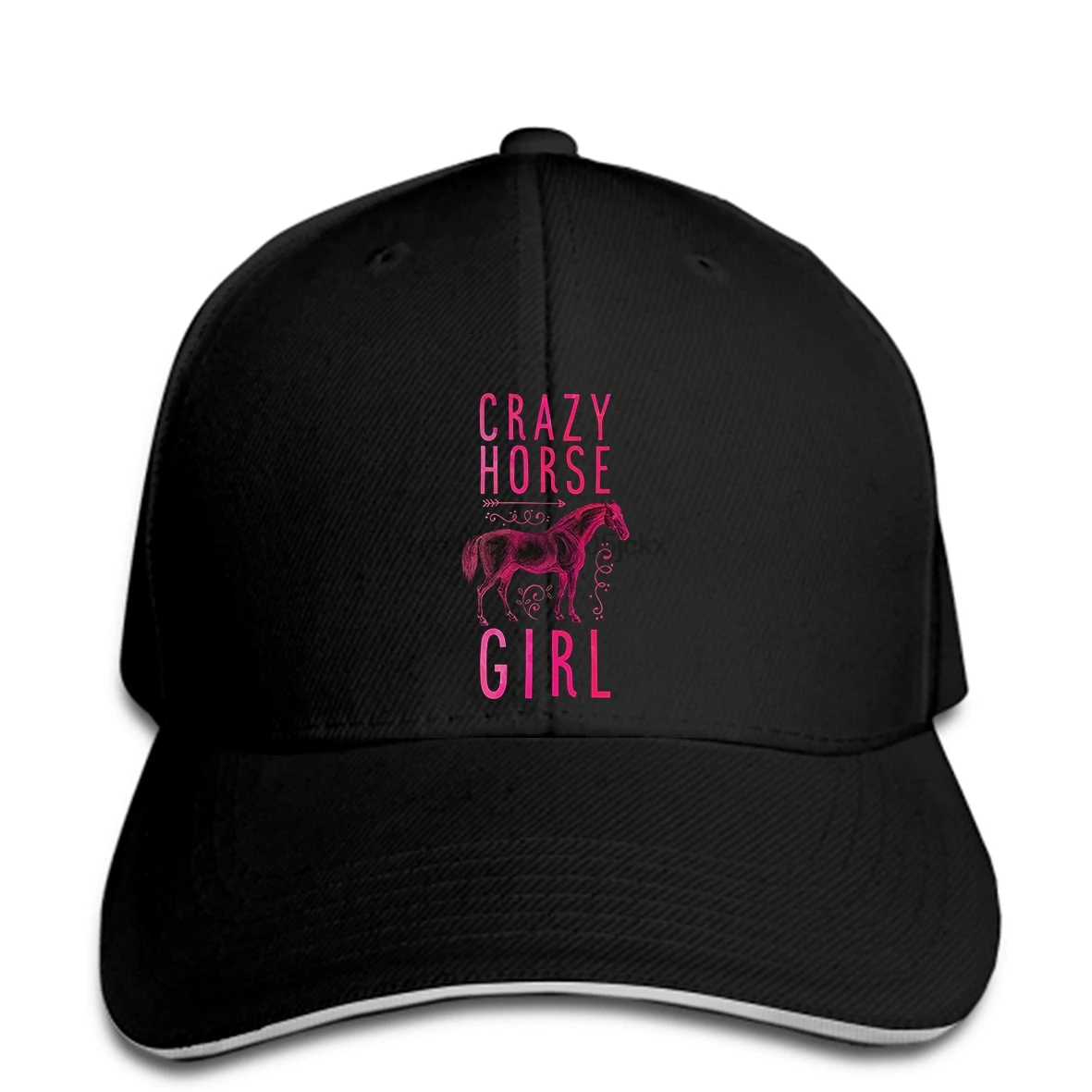 Бейсбольная кепка Crazy Horse Girl I Love Horseback Riding Racinger с коротким рукавом, свободная забавная Женская кепка