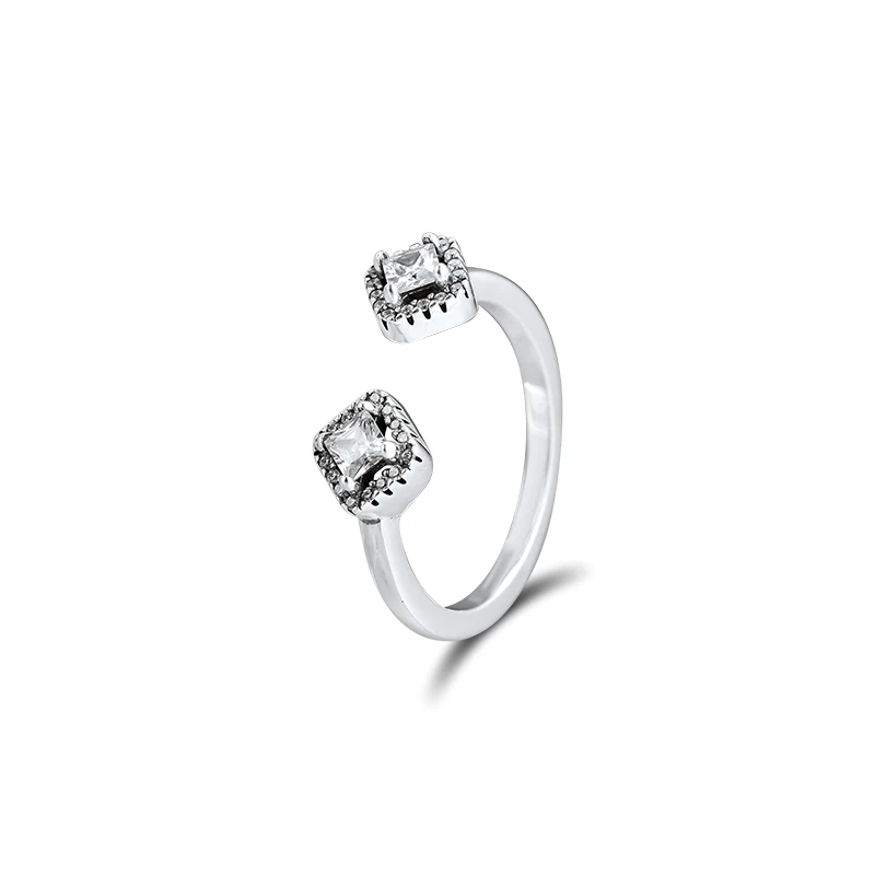 Геометрические формы кольца 925 пробы-серебро-ювелирные изделия
