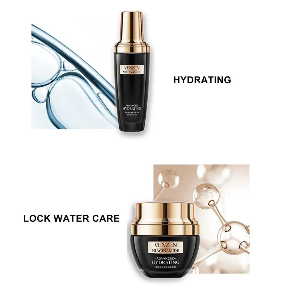 

5pcs set Nicotinamide Hydro Cleansing Moisturizing Skin Care Set Moisturizing Facial Treatment Cosmetic Liquid