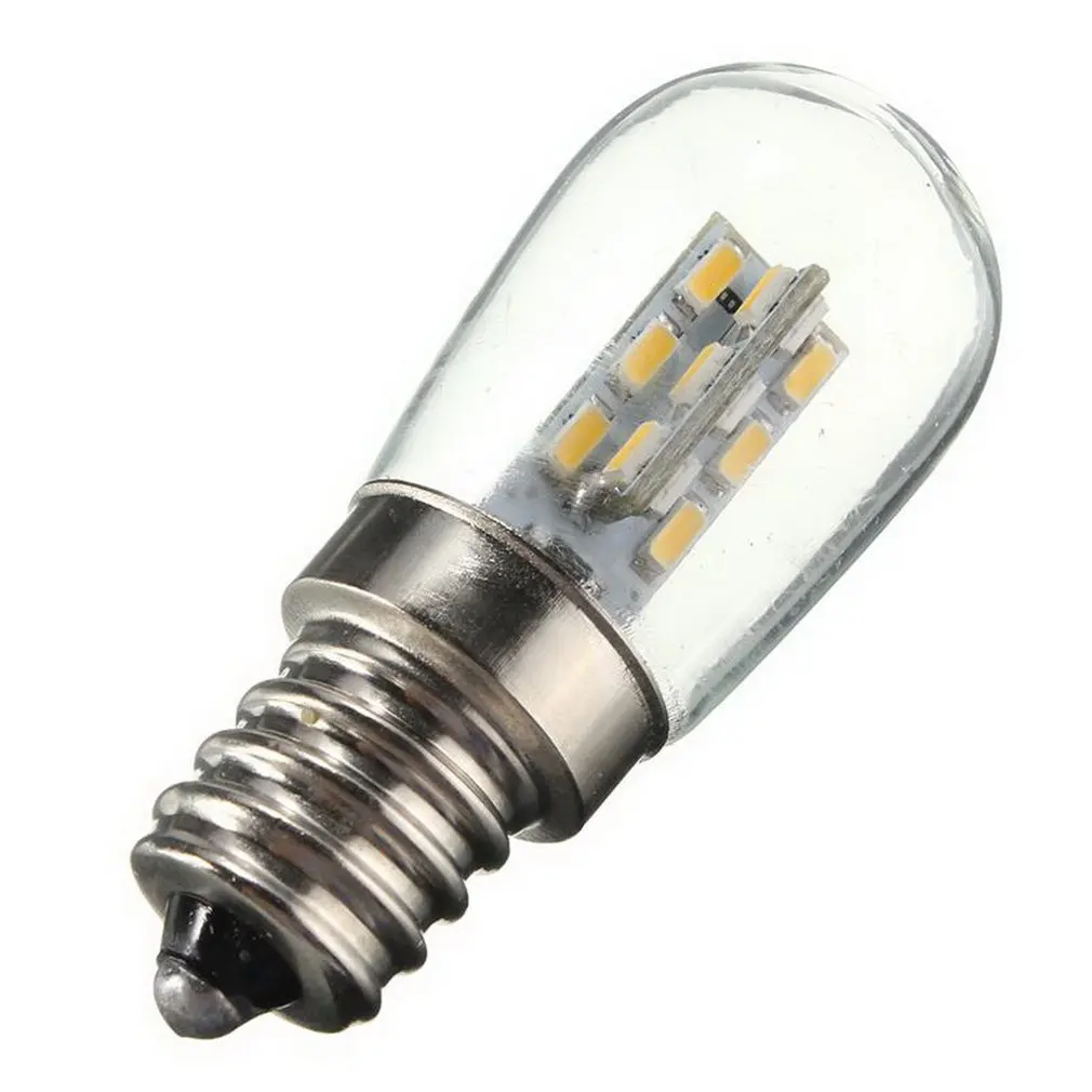 Ac220/ac110vled лампа E12 E14 Smd 24 Led высокая яркость стеклянный абажур Чистый теплый белый светильник для швейной машины Холодильник