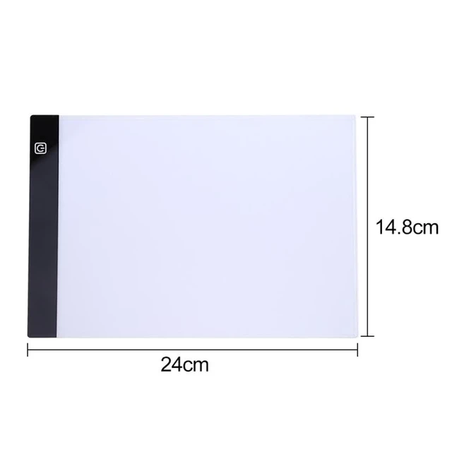 A5/A4/A3 Drawing Tablet Board USB Powered Dimmable LED Light Pad For Drawing,Tracing,Diamond  Painting Accessories Pen Stand Tray