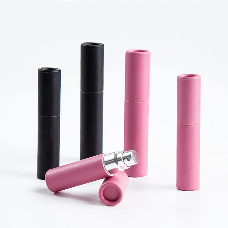 

5ml/10ml Glass Perfume Bottle Paper Sleeve Spray Bottle Empty Bottle Cosmetic Travel Sub Bottle Portable Bottle Mini Container