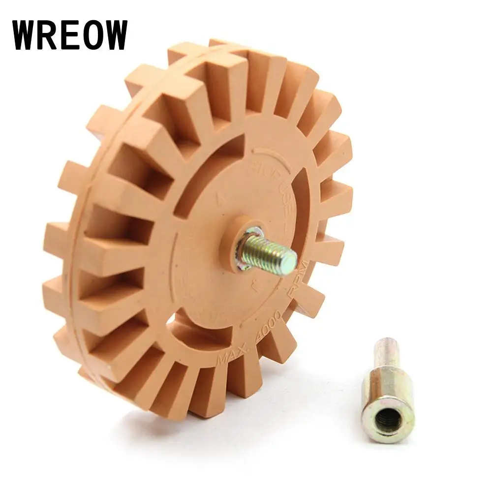 Vinyl Decal Eraser Wheel Decal Remover Eraser Wheel 4 inch for Removing Vinyl Decals Pinstripes Stickers from Cars Adhesive Remover