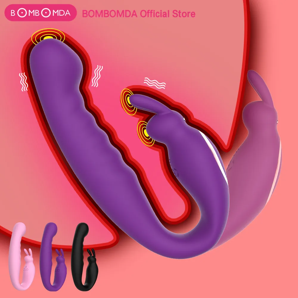 U образный фаллоимитатор взрослые игрушки для пар USB Перезаряжаемый силиконовый
