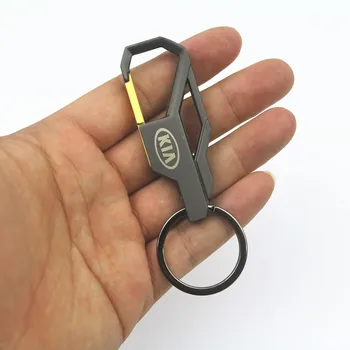 

1pcs Car Keychain Metal Key Holder Logo Car Fashion For KIA K2 K3 K5 k9 Sorento Sportage R Rio Soul Key Chain Ring Accessories