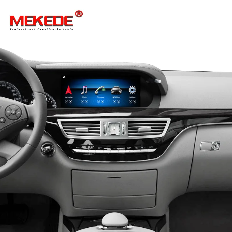 1920*720 Snapdragon 625 Android 10.0 car radio player for Mercedes Benz S-Class W221 2006-2013 Built-in carplay GPS Navigation