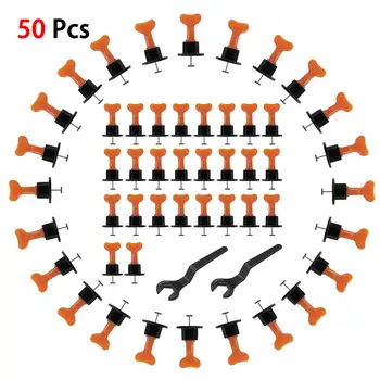 

50pc Spacer Carrelage Tile Leveling System Leveler Locator Spacers Plier Level Wedges Tile Spacers For Flooring Wall Tile
