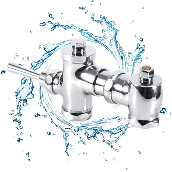 

G1in Retractable Urinal Flush Valve Hand Pressing Type Flushing Valves for Toilet Bathroom flush toilet accessories