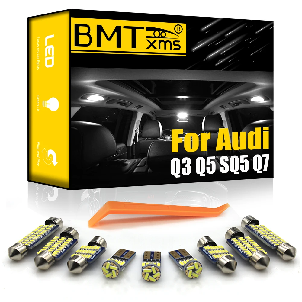 BMTxms для Audi Q3 8U Q5 8R SQ5 Q7 4L светодиодный внутренний купол карта багажника