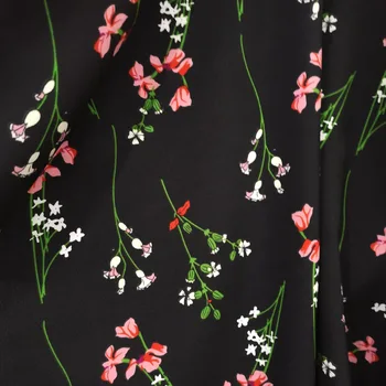 

DIY chiffon fabric printed dress material Stretchy dropping breathable scarf blouse DIY craft cosplay fabric 1 yard