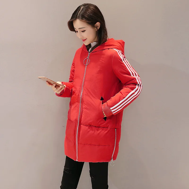 

Cotton-padded Jacket Women's Short 2018 Winter New Style Korean-style Loose-Fit Hooded Thick Students Casual Cotton-padded Cloth