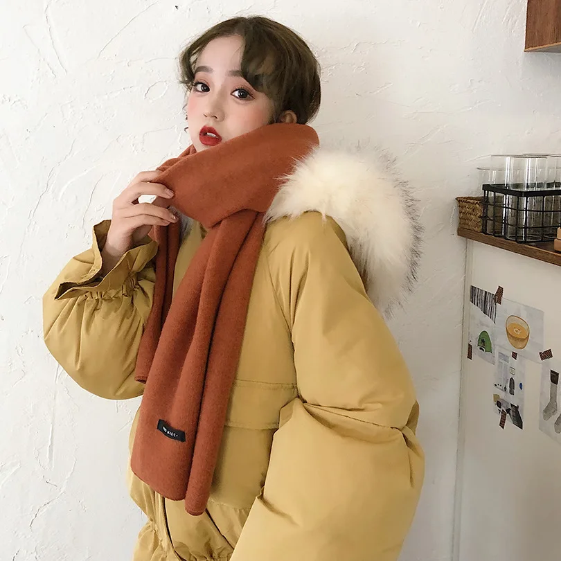 

Photo Shoot Winter New Style Flounced Fur Collar Cotton Coat Women's Hooded Cotton-padded Clothes Cropped Jacket Loose-Fit Cotto