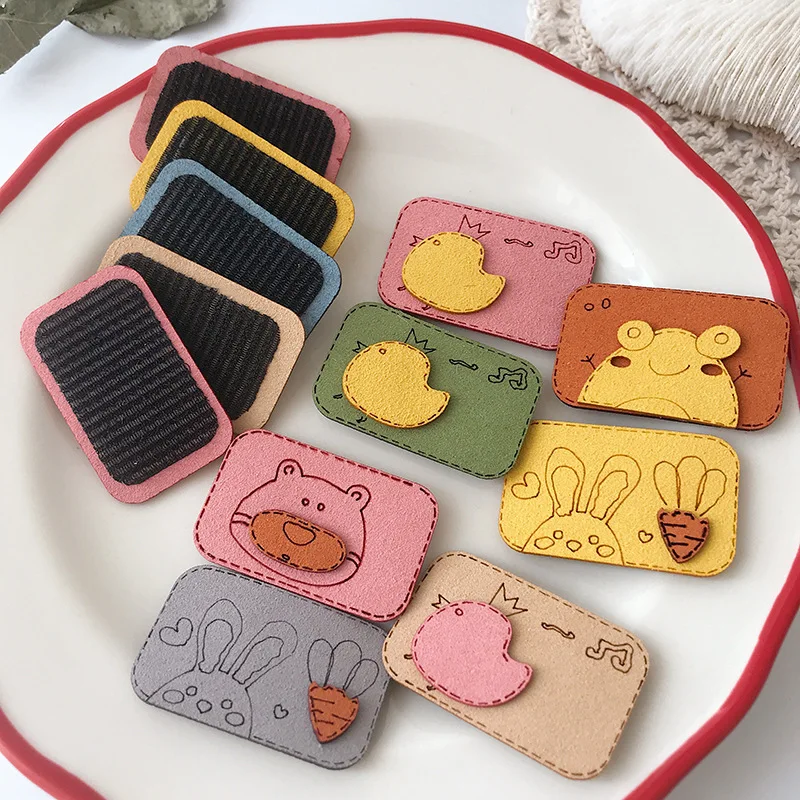 

Practical Makeup Tools Korean Popular Cartoon Hair Posts Magic Stickers Women Girls Kids Posting Bangs Stickers Hair Accessories