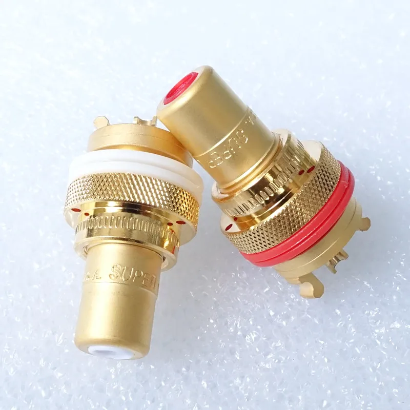 WEILIANG аудио США CMC 805-2,5 Чистая медь RCA клемма связывания цена за 2 шт
