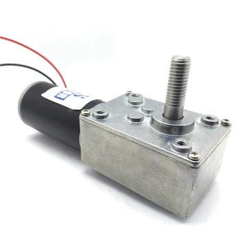 

Mini Geared Motor DC12V 24V Shaft Thread Screw M8 Length 25mm Electric 12 V Volt Motors Speed Reduce 5rpm To 470rpm 5840-31zy