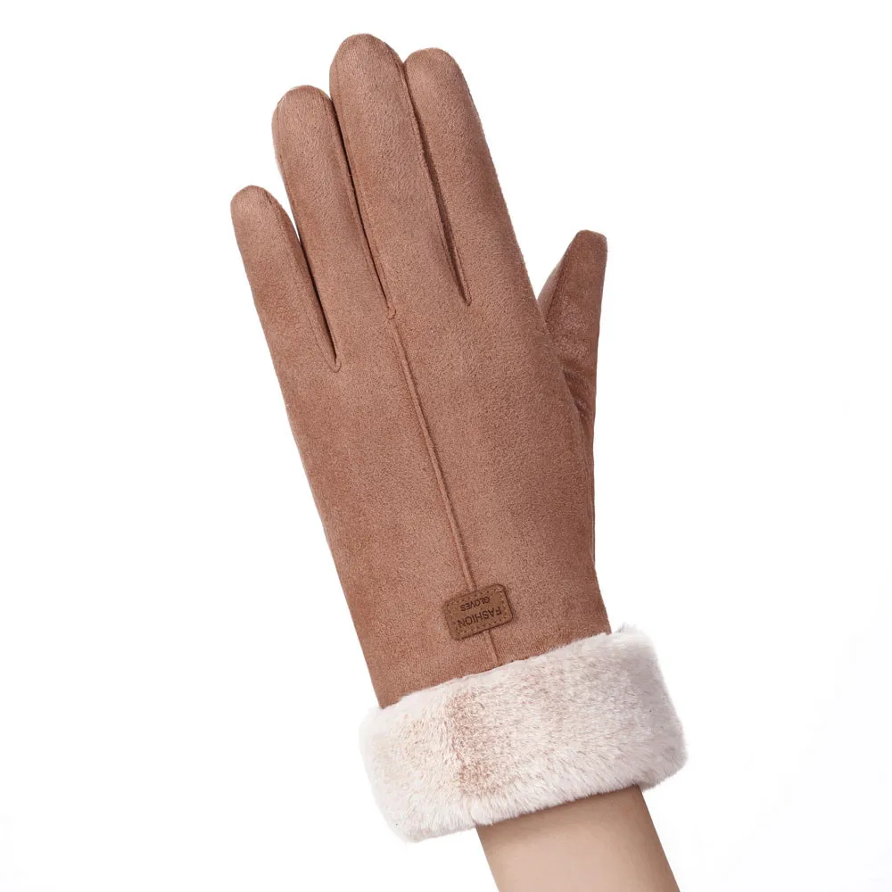 Womail 2019 модные уличные спортивные перчатки женские уличные спортивные перчатки с полными пальцами Высокое качество искусственная замша