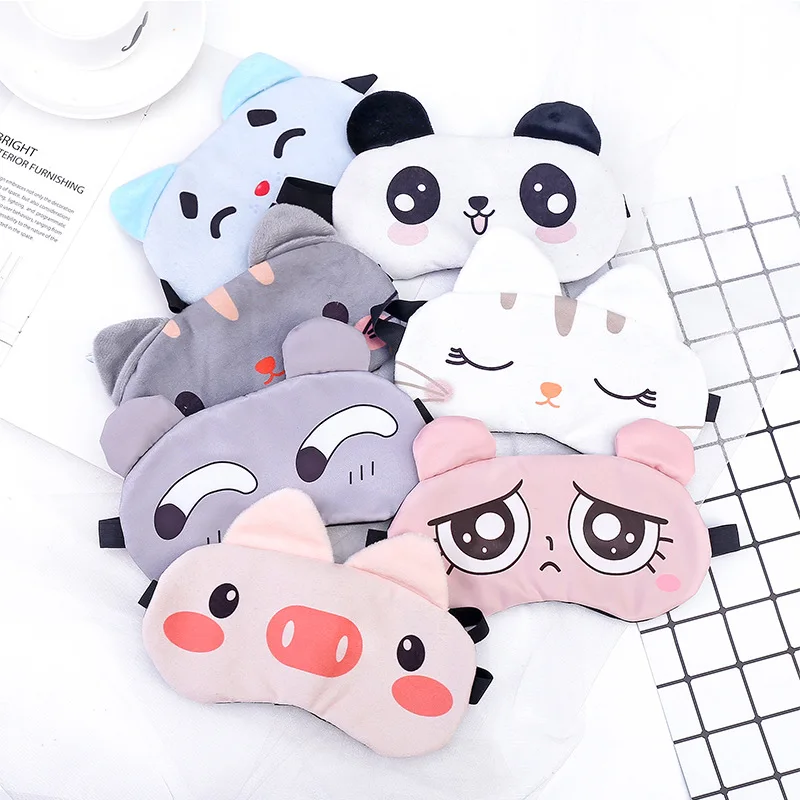 For Sale Eye-Cover Eyepatch Eyeshade Sleeping-Mask Eye-Band Kids Cotton Travel-Rest Cat Cute kjQlMbNnWMb