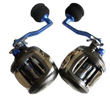 

Big Game Baitcasting Fishing Reel Drag Up to 22LB / 10KG 12+1BB Super Smooth Saltwater Water Drop Wheel