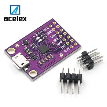

CP2112 Debug Board USB to SMBus I2C Communication Module 2.0 MicroUSB 2112 Evaluation Kit for CCS811 Sensor Module for arduino