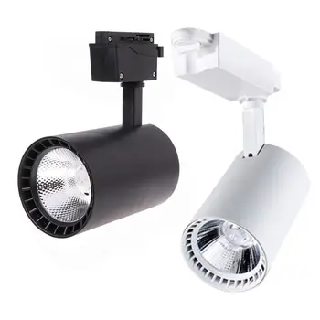 

LED Track Light COB Spotlights Background Guide Lamp Rail Light for Cloth Shop Q0KF
