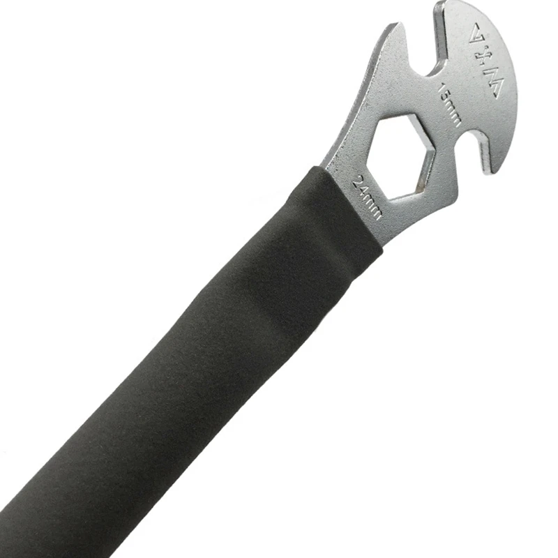 

Super sell-Vxm Bicycle Foot Pedal Wrench Spanner 15Mm Long Handle Repair Tool for Road Bike