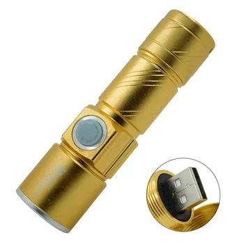 

Rechargeable Mini Handy Pocket Light XPE Q5 LED Flashlight Powerful Waterproof 3 Modes Adjustable Focus Zoom LED Torch Lamp