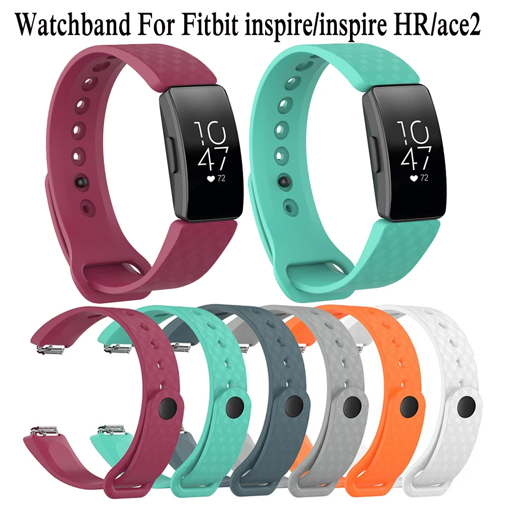 

Спортивный силиконовый ремешок для наручных часов Fitbit inspire/inspire HR/ace2 трекер Смарт ремешок для часов новые ремни сменный Браслет