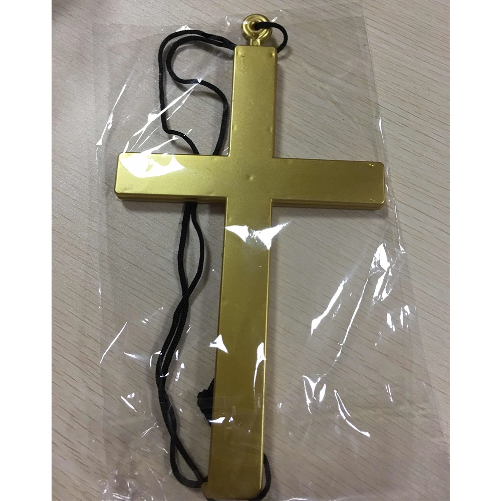 Реквизит для костюма на Хэллоуин ожерелье с изображением священника Иисуса