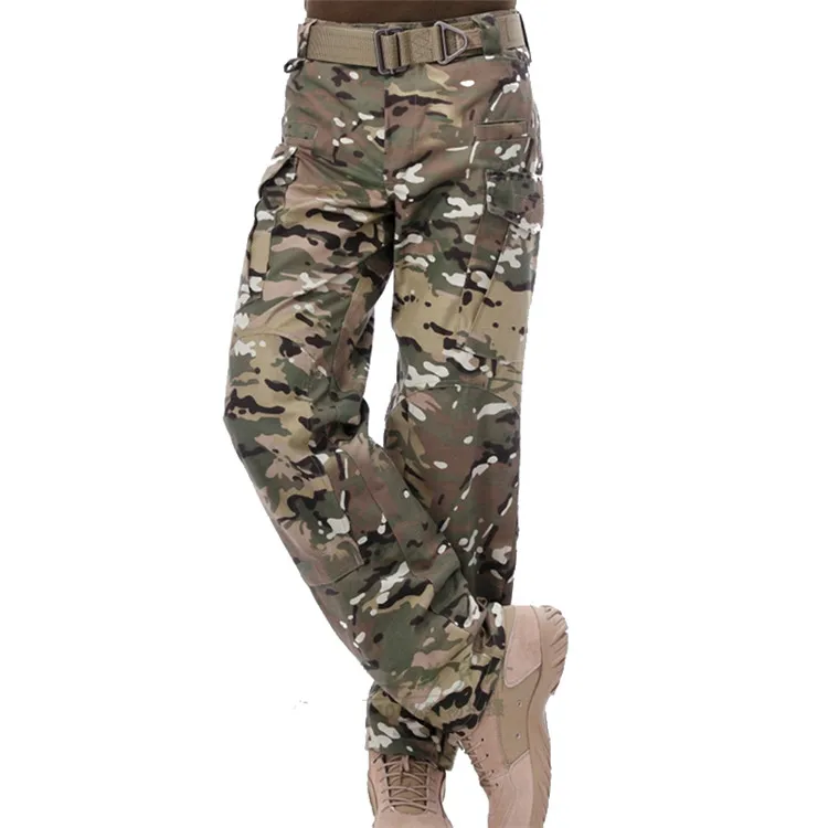 Мужской Pantalon Tactico военная форма брюки из рипстопа Тактический пустынный камуфляж на открытом воздухе охотничьи брюки для Охота, треккинг